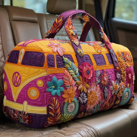 Quilted Travel Bag – Hippie Van Design
