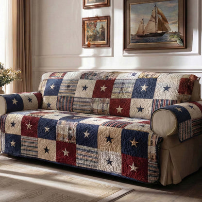 Amerikansk Stil Quiltat Sofföverdrag – Modell NCU0VT373