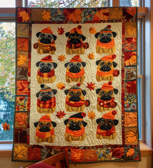 Quilted Filt – Pugs Vibe Autumn NCU0VL078