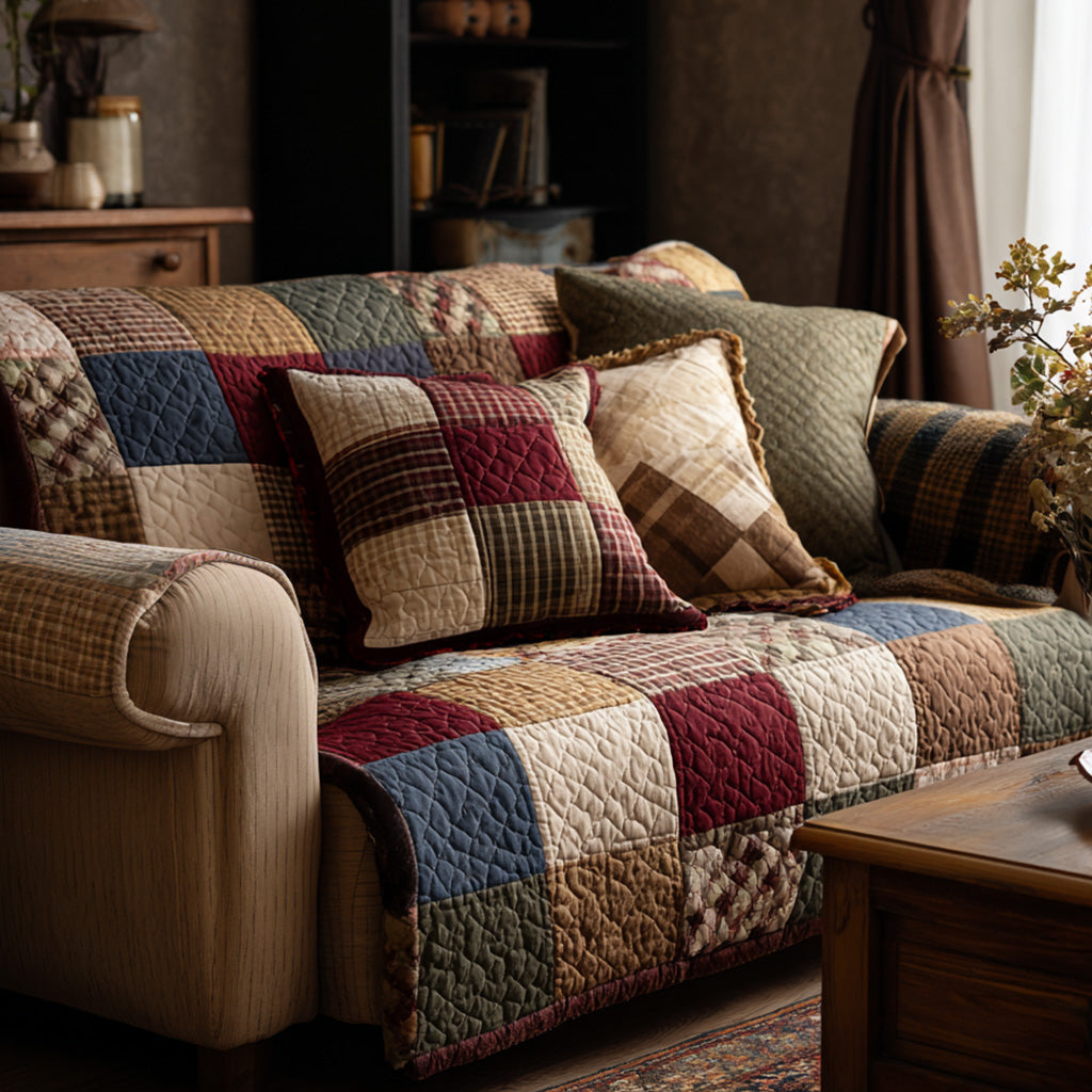 Quilted Sofa Cover – Autumn Pattern NCU0NT11980