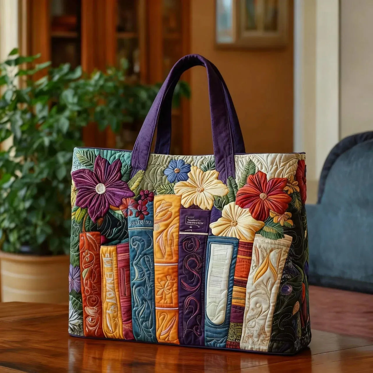 Gepolsterte Tasche für Buchliebhaber