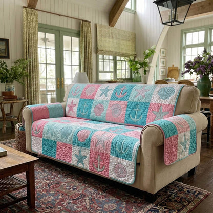 Quilted Sofa Cover – Beach Cottage Design NCU0DV9510