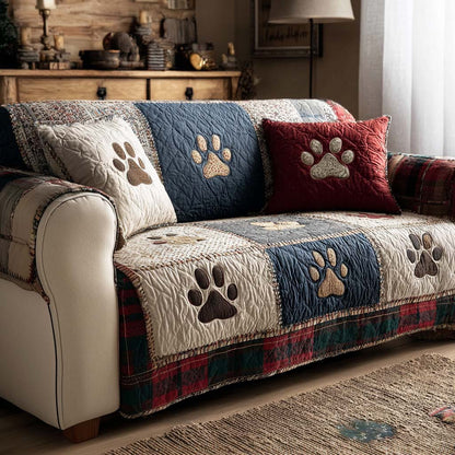Quilted Sofa Cover with Paws – From Your Best Friend NCU0NT11186