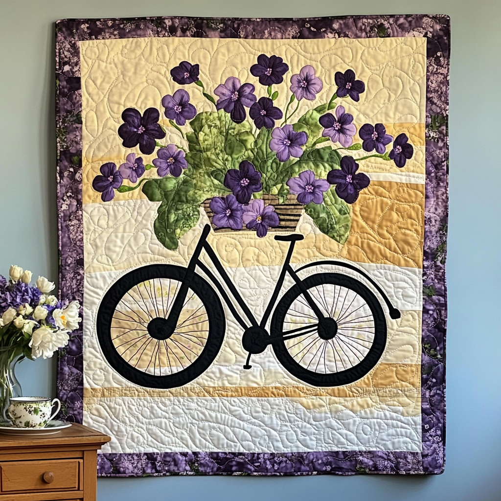 Art Wall Hanging – Bicycle Bouquet NCU0TL1008