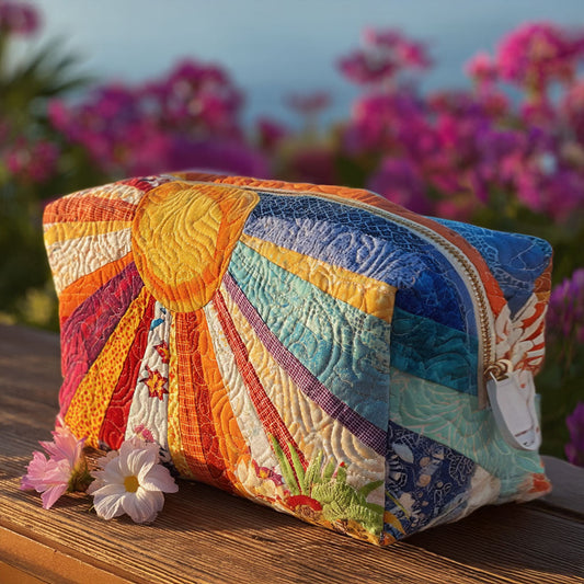 Boho-inspirerad quiltad kosmetikväska NCU0PT9280