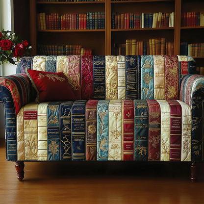 Quilted Sofa Cover – Featuring Circular Books NCU0DK11176