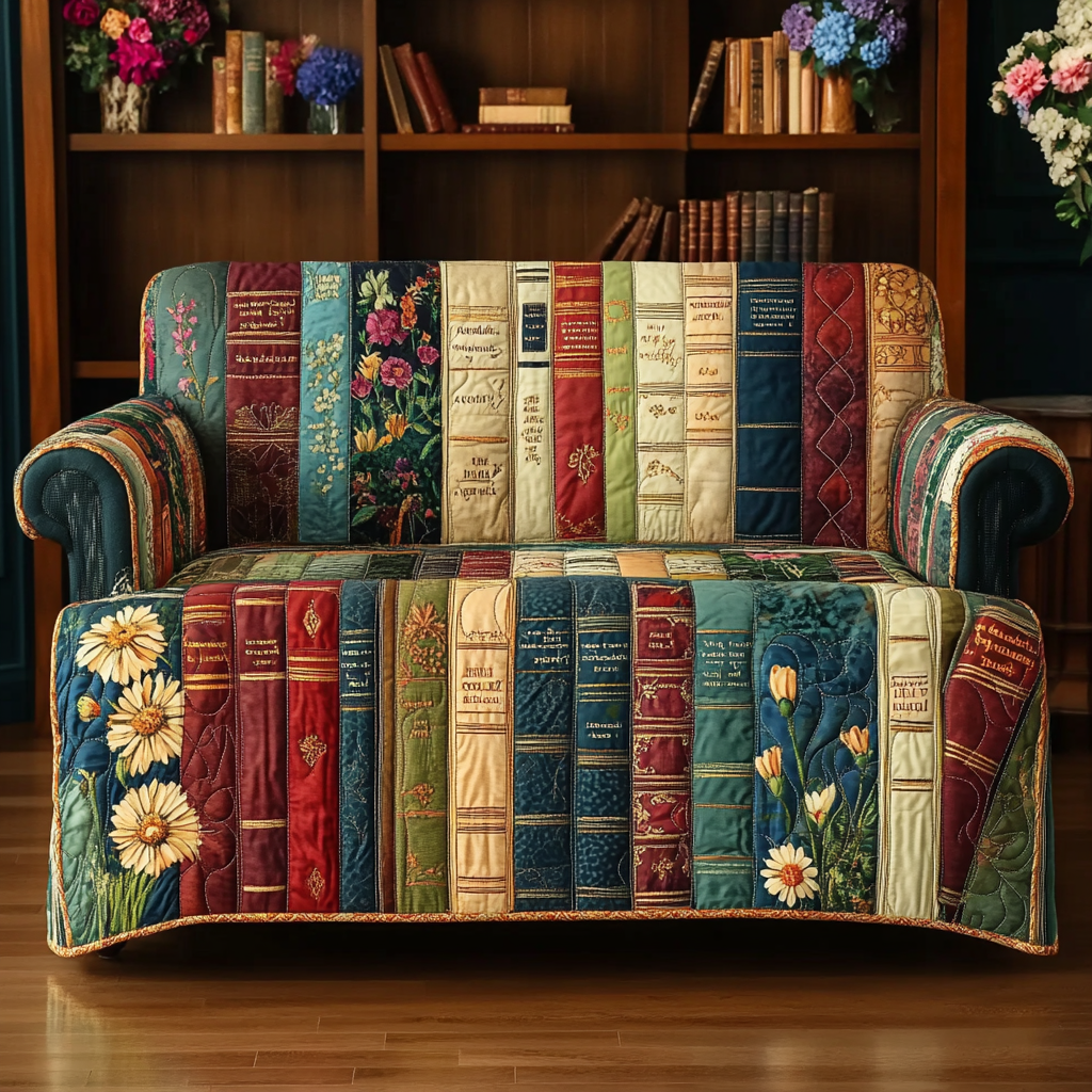 Quilted Sofa Cover – Perfect for Reading Nook NCU0DK11172