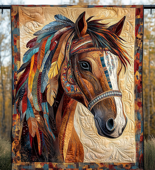 Artistic Wall Hanging – Bold Felt Horse NCU0DV849