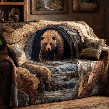 Quilted Sofa Cover – Featuring Canyon Bear NCU0TV1404