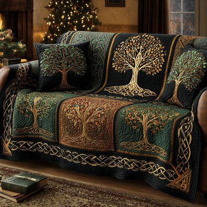 Quilted Sofa Cover – Heavenly Pattern NCU0TV576