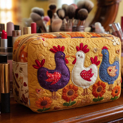 Quilted Cosmetic Bag in Chicken Shape NCU0NT10543