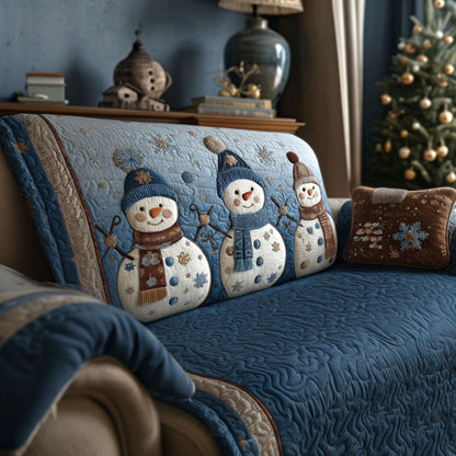 Quilted Sofa Cover – Featuring Snow Friends NCU0PT10368