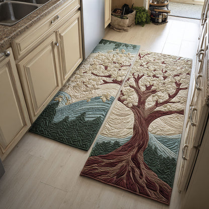 Decorative Branch Non-Slip Kitchen Mat – NCU0DK11680