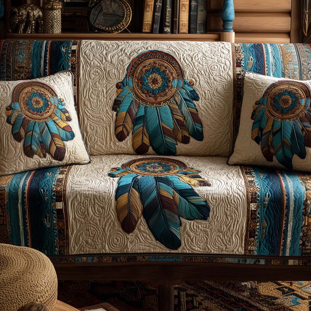 Quilted Sofa Cover – Decorative Pattern NCU0VT284