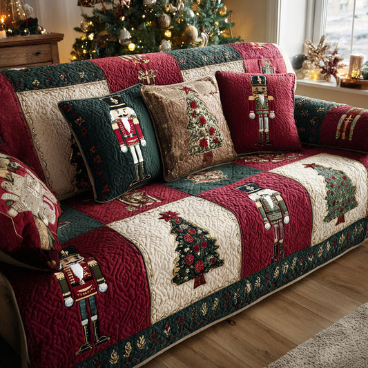 Julmönstrad quiltad sofföverdrag – NCU0TV1134
