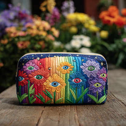 Retro Forest Quilted Cosmetic Bag NCU0PT9285