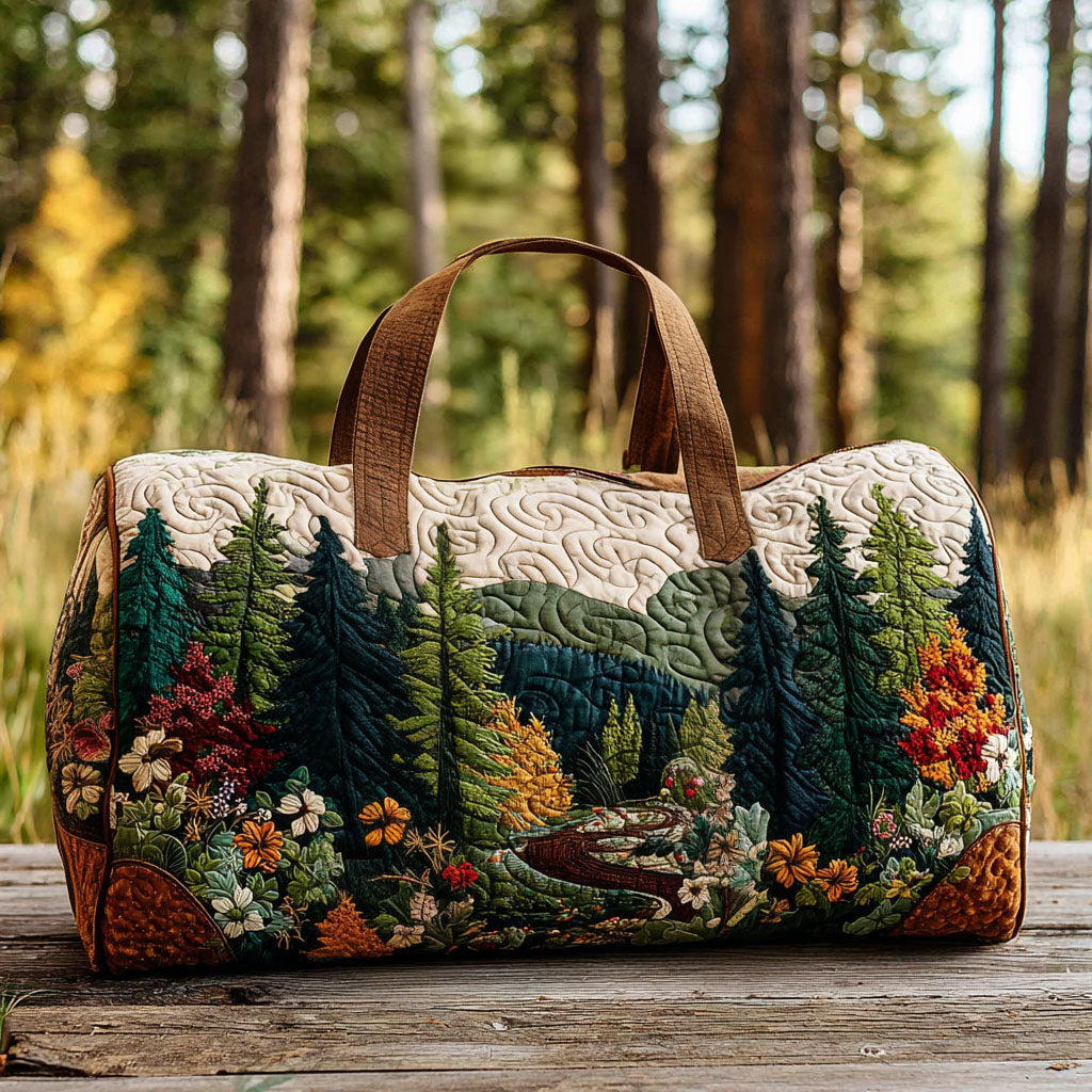 Quilted Travel Bag – Guardian of the Forest