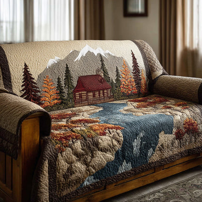 Quilted Sofa Cover – Forest Pattern NCU0VT360