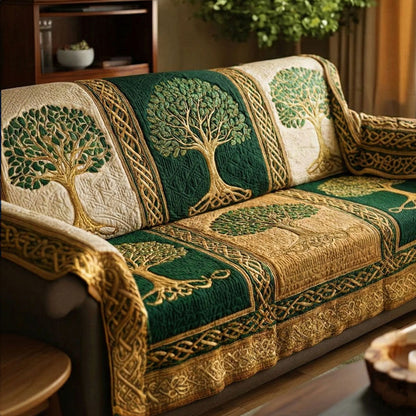 Quilted Sofa Cover – Tree of Life Design NCU0VT368