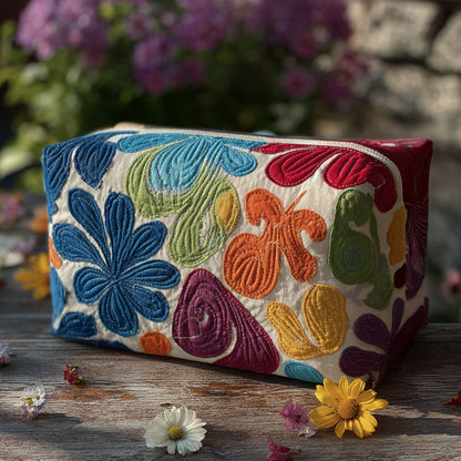 Quilted Cosmetic Bag with Harmonious Pattern NCU0PT9290