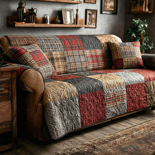Traditionellt Quiltat Sofföverdrag – Modell NCU0NT11987