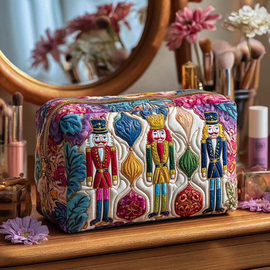 Quilted Cosmetic Bag with Christmas Soldier NCU0PT9502
