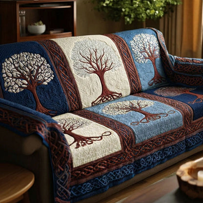 Quilted Sofa Cover – Tree of Life Design NCU0VT368