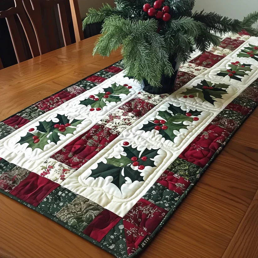 Quilted Tablecloth - Festive Bell Chimes