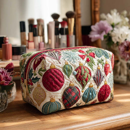 Quilted Cosmetic Bag with Cheerful Accents NCU0PT9504