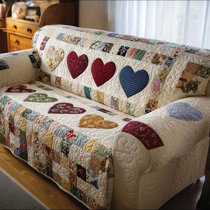 Quilted Sofa Cover – Decorative Pattern NCU0NT11528
