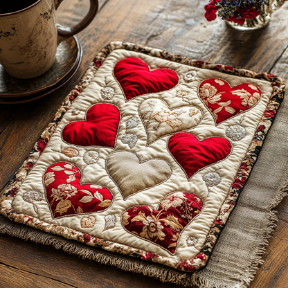 Quilted Table Mats – Love-Inspired Layers NCU0DV2813