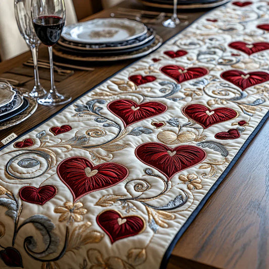 Quilted Tablecloth - Heartfall