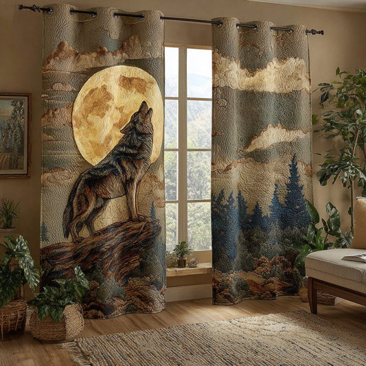 Stepped Curtains – Luna Wolf Majestic Pleated Blind NCU0HH1592