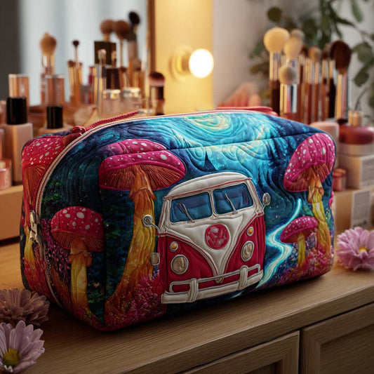 Färgglad svampdesign kosmetikväska med minibuss - Modell NCU0PT9431