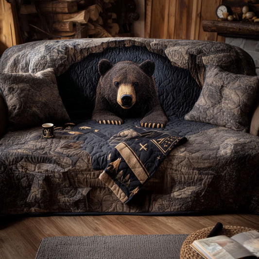 Quilted Sofa Cover – Midnight Forest NCU0PT9726
