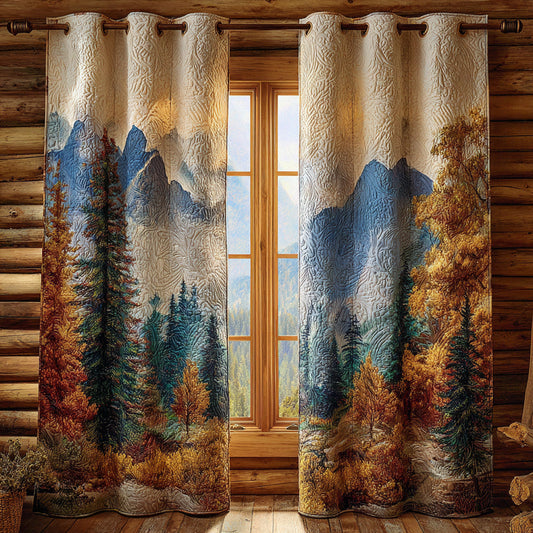 Quiltade Curtain – Mossy Grove NCU0DV8371