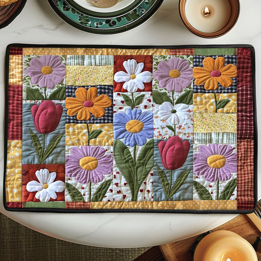 Quilted Table Mat – Floral Path NCU0VH3898