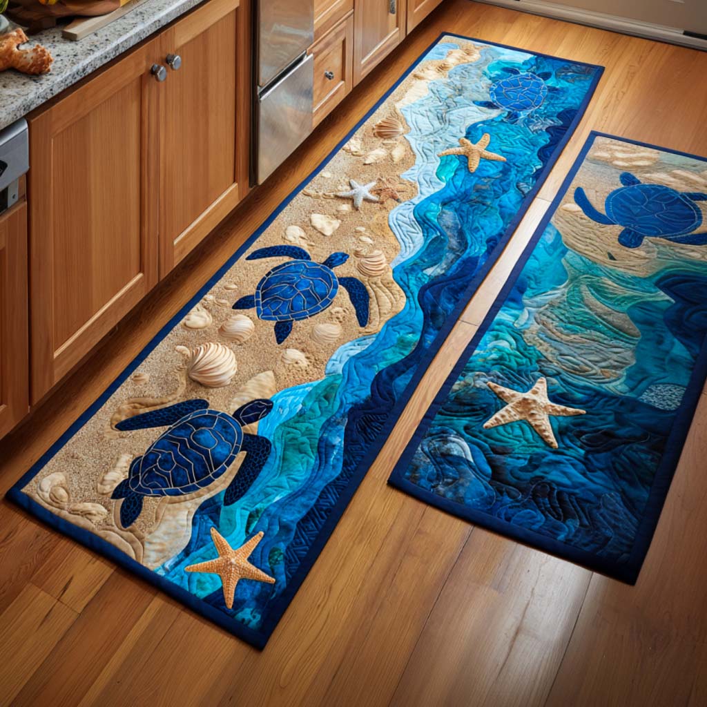 Elegant Halkfri Köksmatta – Oceanisk Atmosfär NCU0NT11131