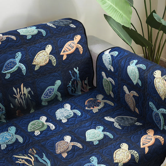Maritimt Sofföverdrag – Steppad Design NCU0PT1076