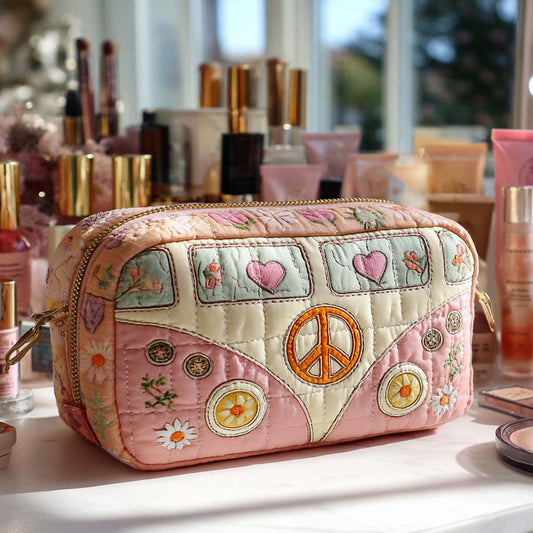 Pastellfärgad quiltad kosmetikväska Van NCU0XD880