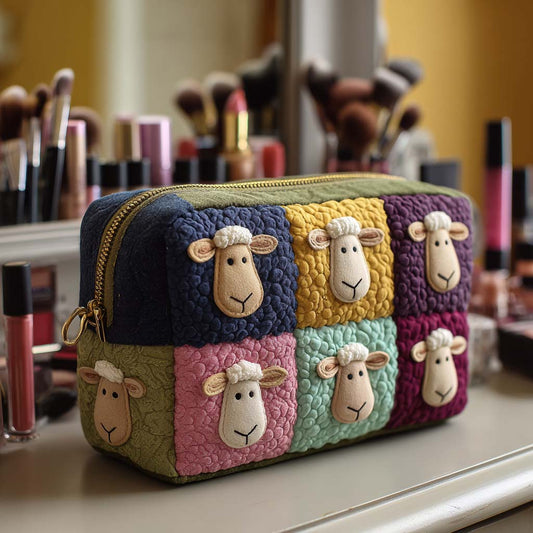 Patchwork Cosmetic Bag - Quilted Design NCU0NT10389