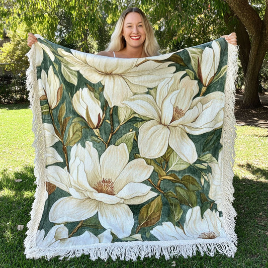 Woven Blanket – Southern Floral NCU0PT5094