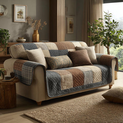 Quilted Sofa Cover – Creates a Cozy Atmosphere NCU0DV9210
