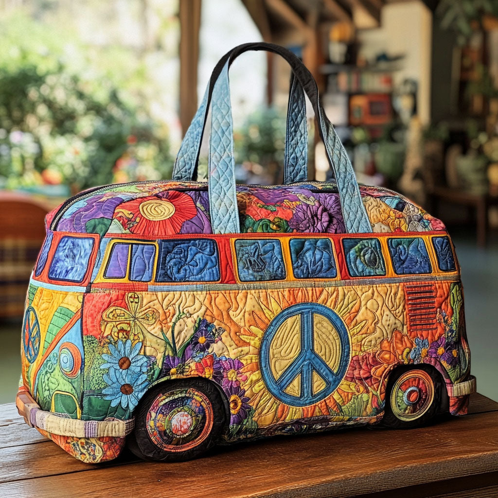 Vintage-Inspirerad Quiltad Resväska