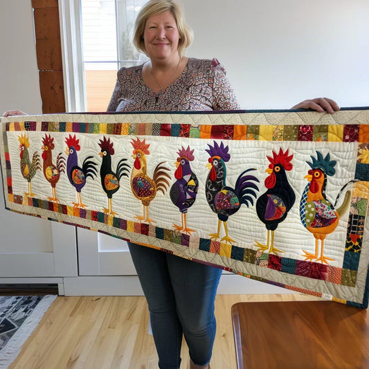 Quilted Tablecloth - Chicken Paradise