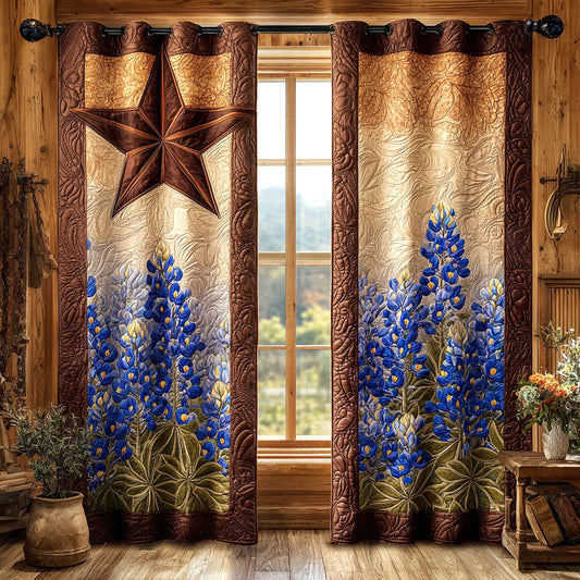 Rustic Star Bloom Stegade Curtains – Model NCU0TV1393