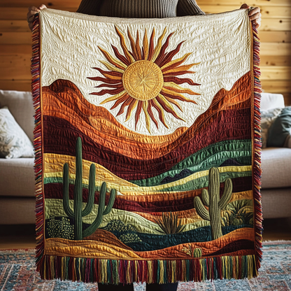 Woven Throw Blanket – Saguaro Magic NCU0VH3428