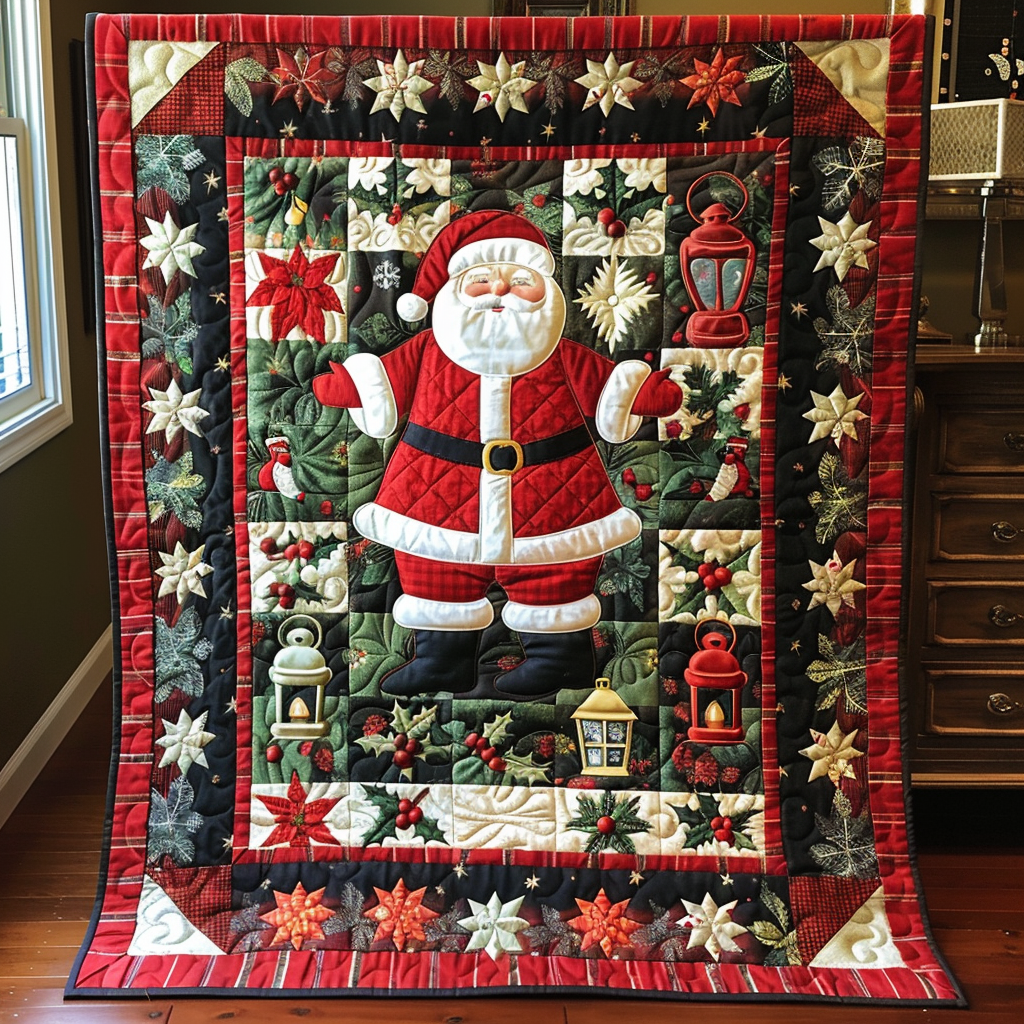 Quilted Blanket – Featuring Santa Claus NCU0NT079