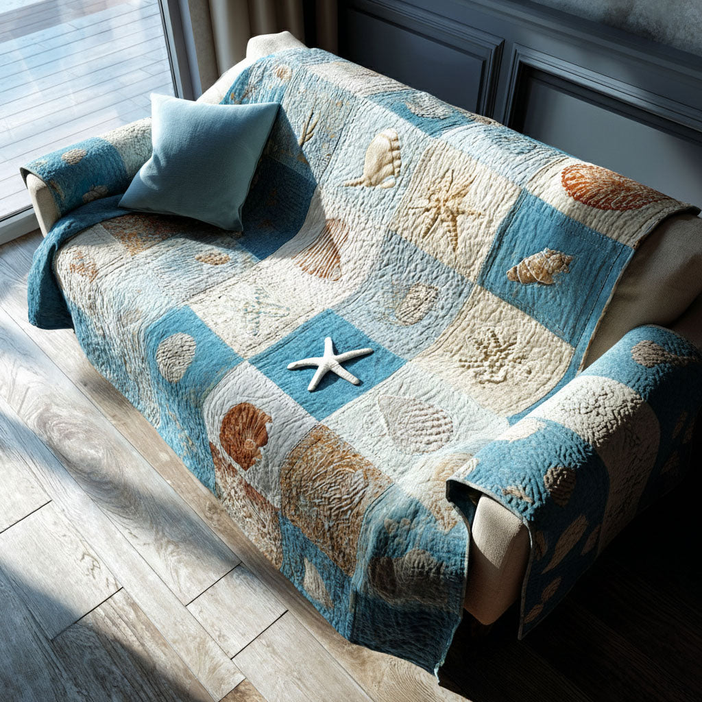 Quilted Sofa Cover – Nautical Pattern NCU0PT10925