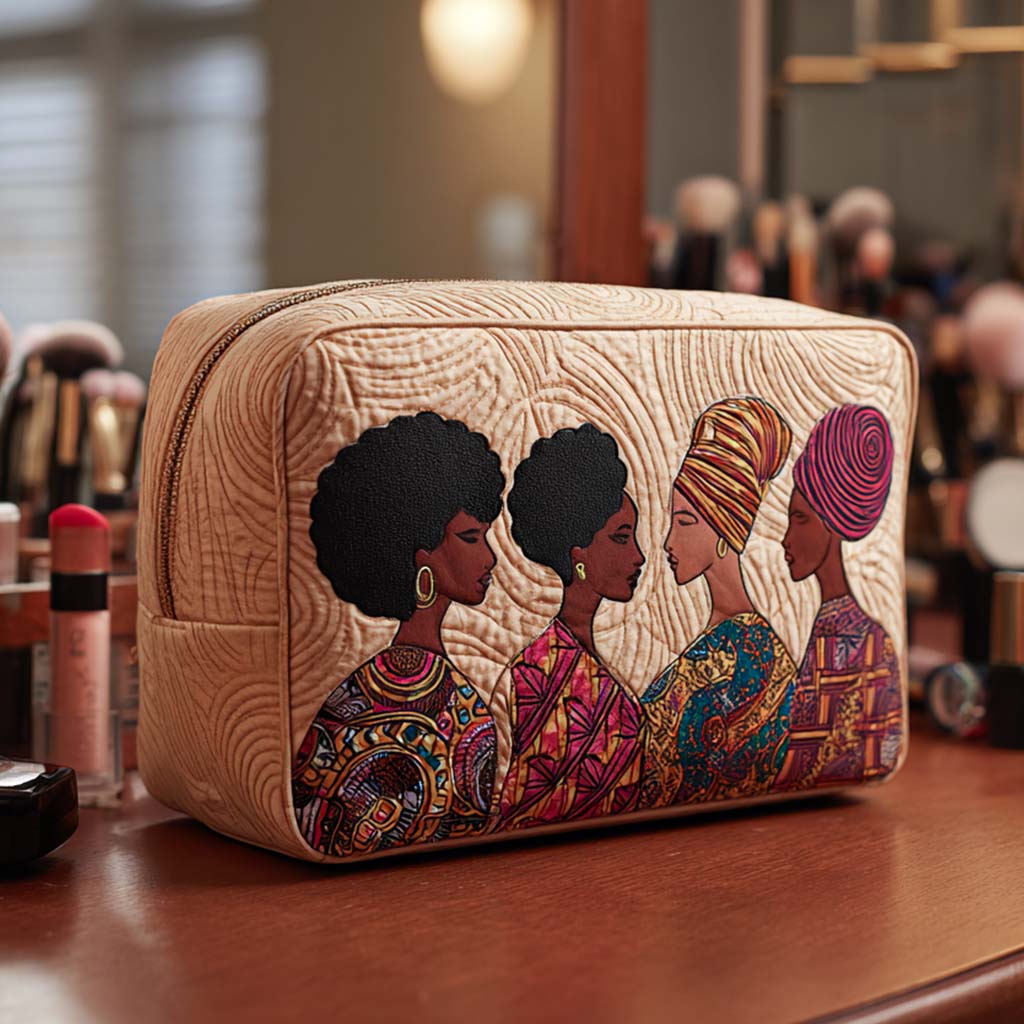 Quilted Cosmetic Bag with Friendship Hearts NCU0NT10381